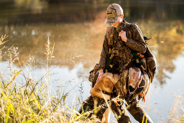 small kid duck hunting