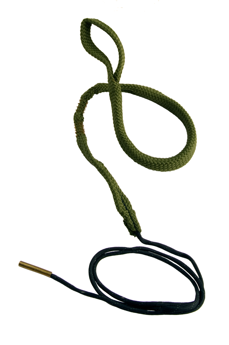 Load image into Gallery viewer, Hoppe's boresnake viper looks like a green and black shoelace on a white background
