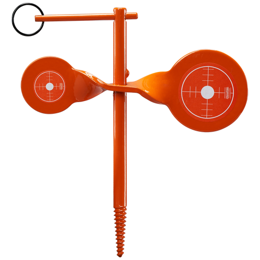 Rimfire Screw-In Double Gong Spinner Target