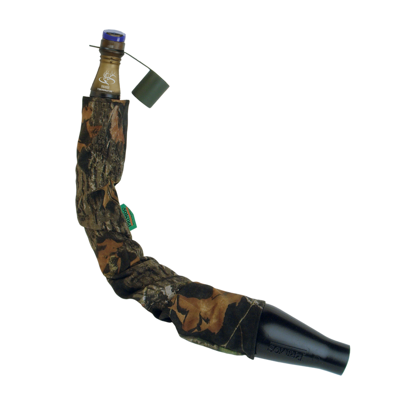 Load image into Gallery viewer, The Primos Terminator Elk System elk call delivers authentic elk sounds with black mouthpiece and cap for hunts.
