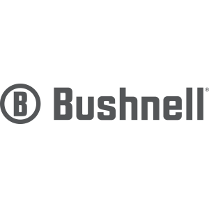 Bushnell logo with a bold B inside a circle to the left of the word Bushnell in gray text on a light background.