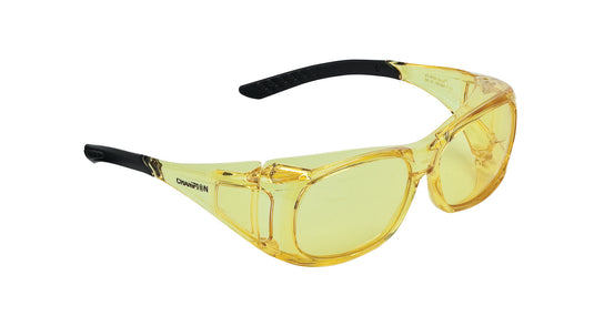 Amber Over-Specs Ballistic Shooting Glasses