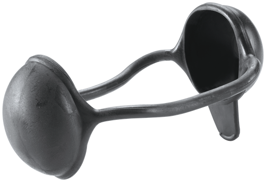 The Butler Creek Tini Bikini Scope Cover features rounded, black goggles with a moisture-proof seal to protect your optics.