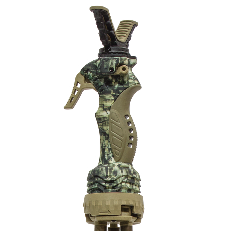 Load image into Gallery viewer, Primos Gen3 Tall Tripod Shooting Stick, compatible with Quick Detach Yoke System for easy adjustments.
