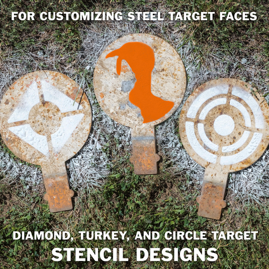 Steel Target Painting Stencils, 3 Pack – Primos