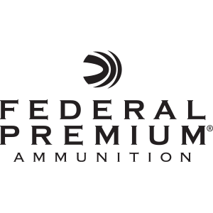 Federal Premium Ammunition logo with stylized black lines above the text on a light background.