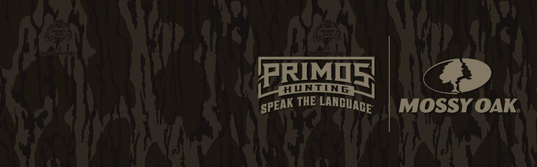 Mossy Oak and Primos. Products Rooted in Respect