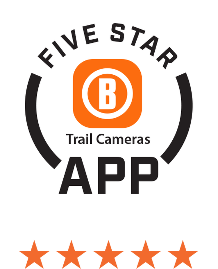 Five Star Trail Cameras App icon graphic on transparent background