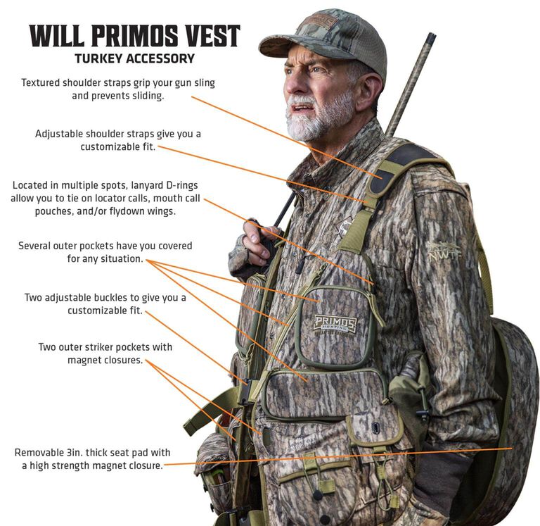 Will Primos Turkey Vest Callouts