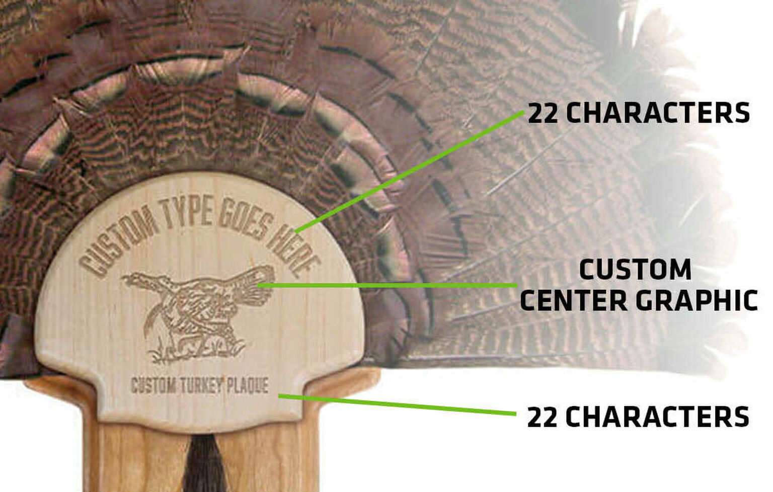 Primos Custom Turkey Plaque