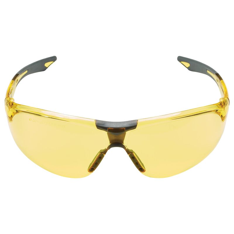 Amber Ballistic Shooting Glasses - Open Frame