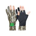 Mossy Oak Bottomland Stretch Fingerless Gloves