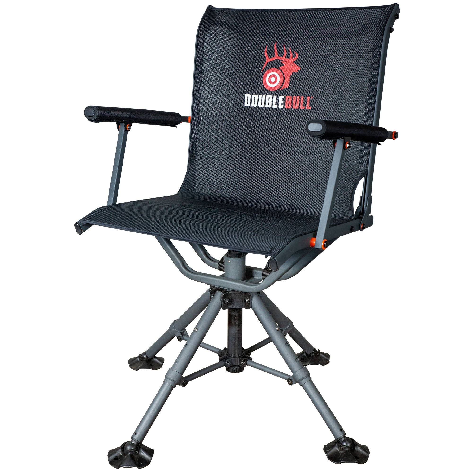 Ground blind chairs outlet with gun rest