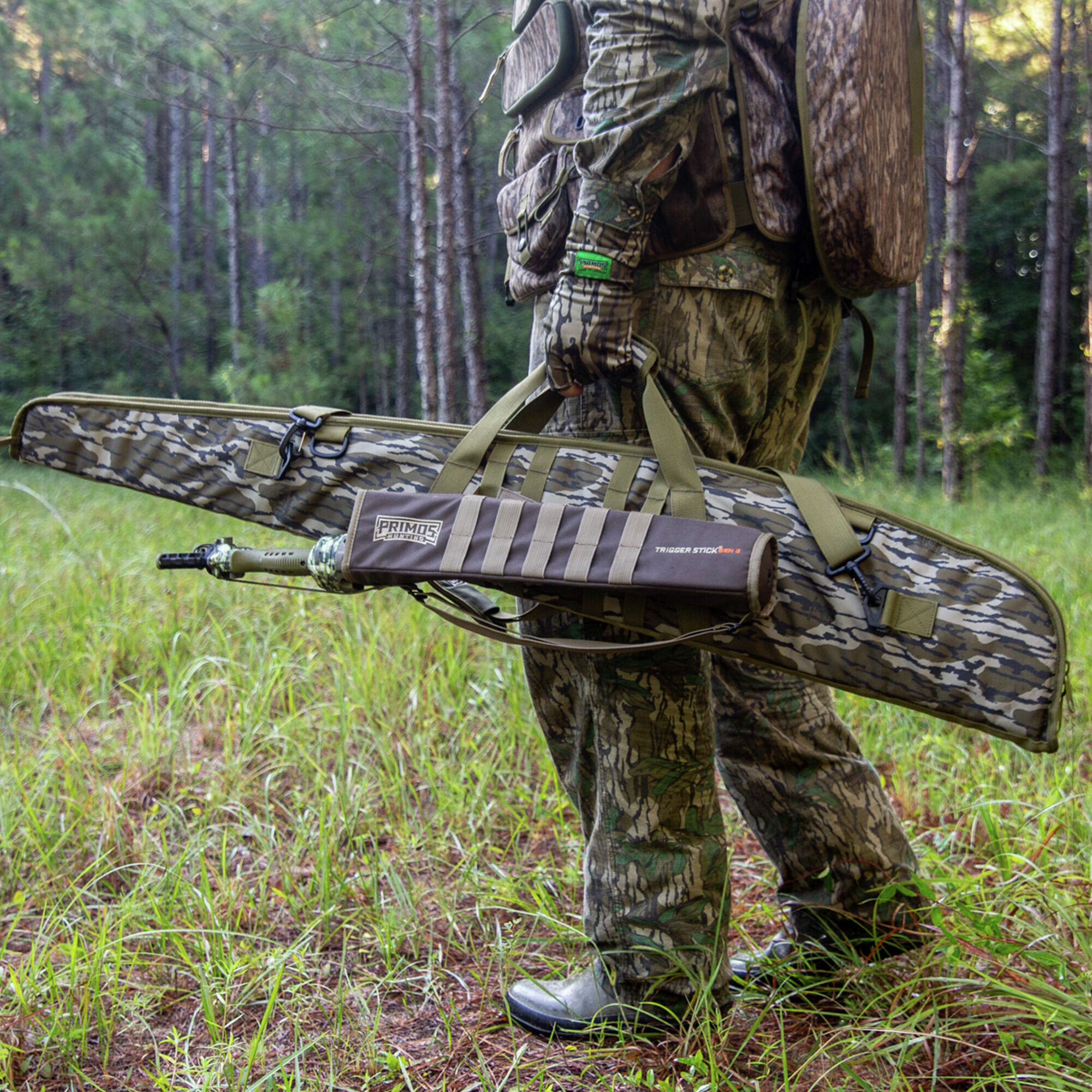 Cotton Sheath Hunting Rifle Case Green Cal 12 Automatic 130cm 1121843 