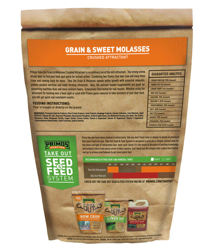 Buy Take Out Grain & Sweet Molasses 5 lb Bag Primos Hunting