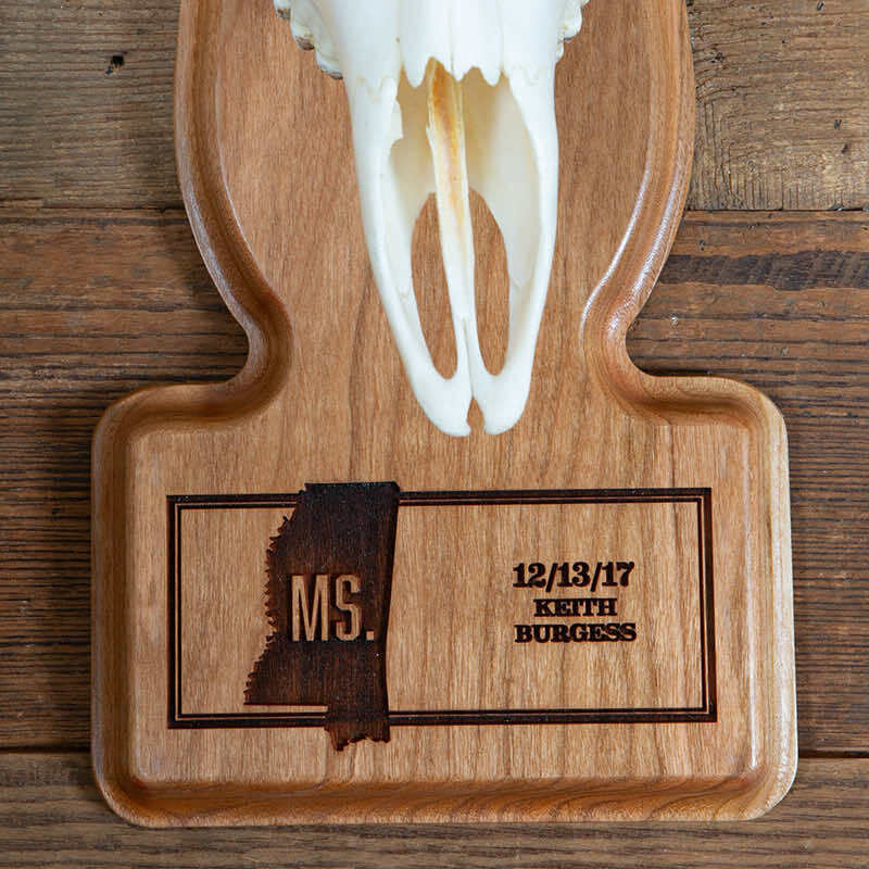 Custom Euro Deer Plaque