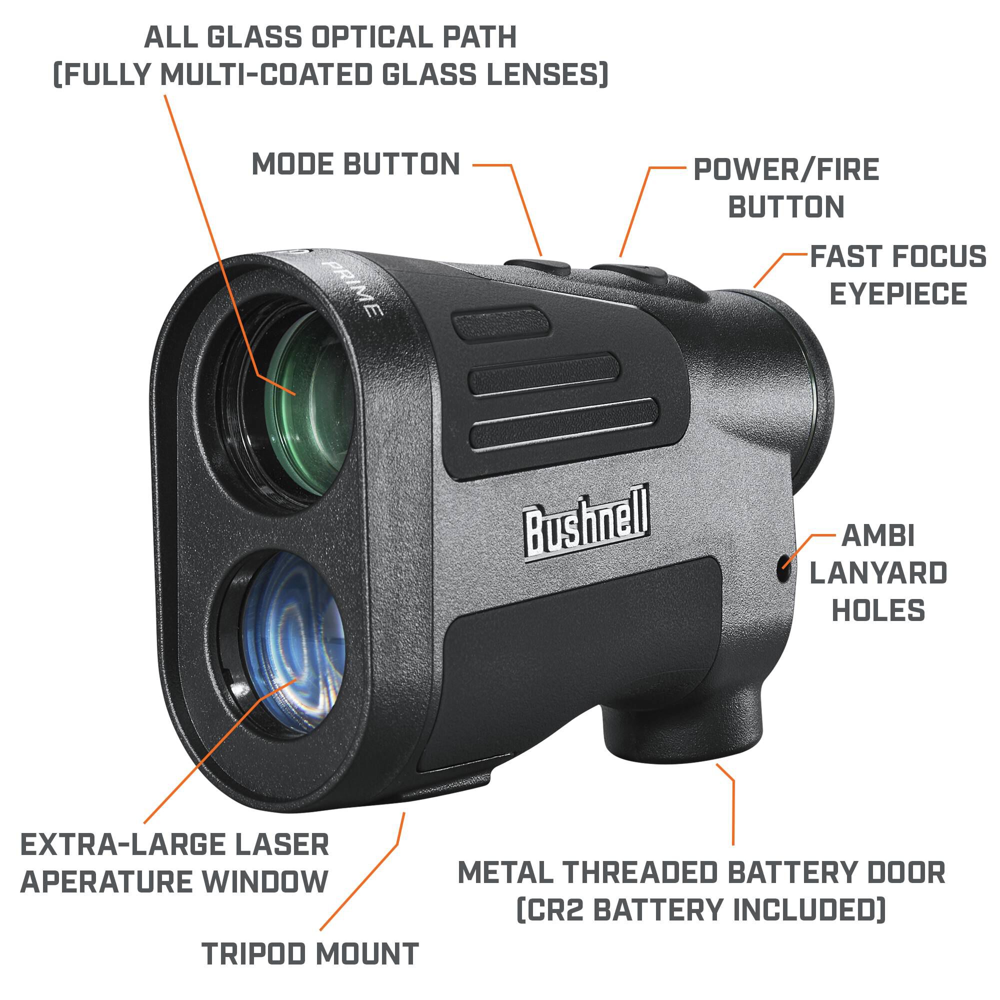 Prime 1800 6x25 Laser Rangefinder For Deer Hunting Bushnell