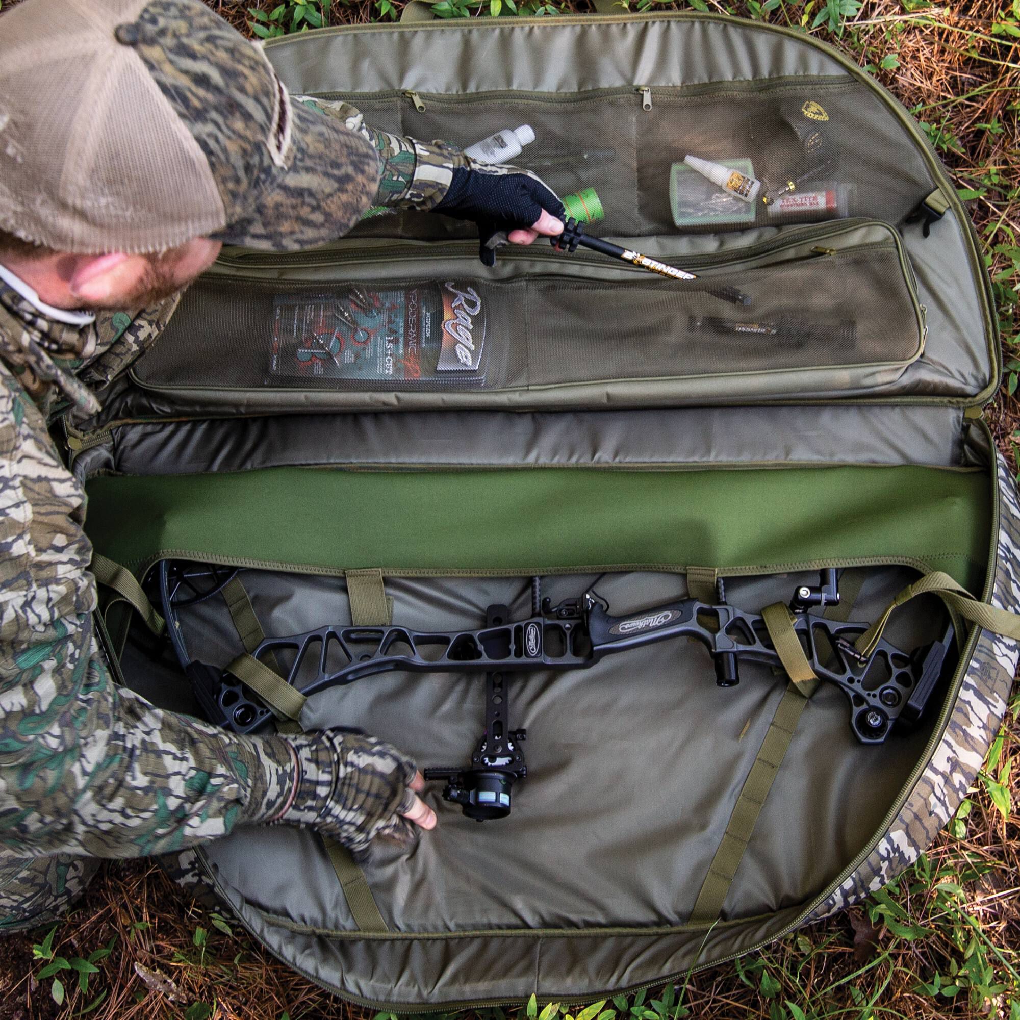 Bow backpack case deals
