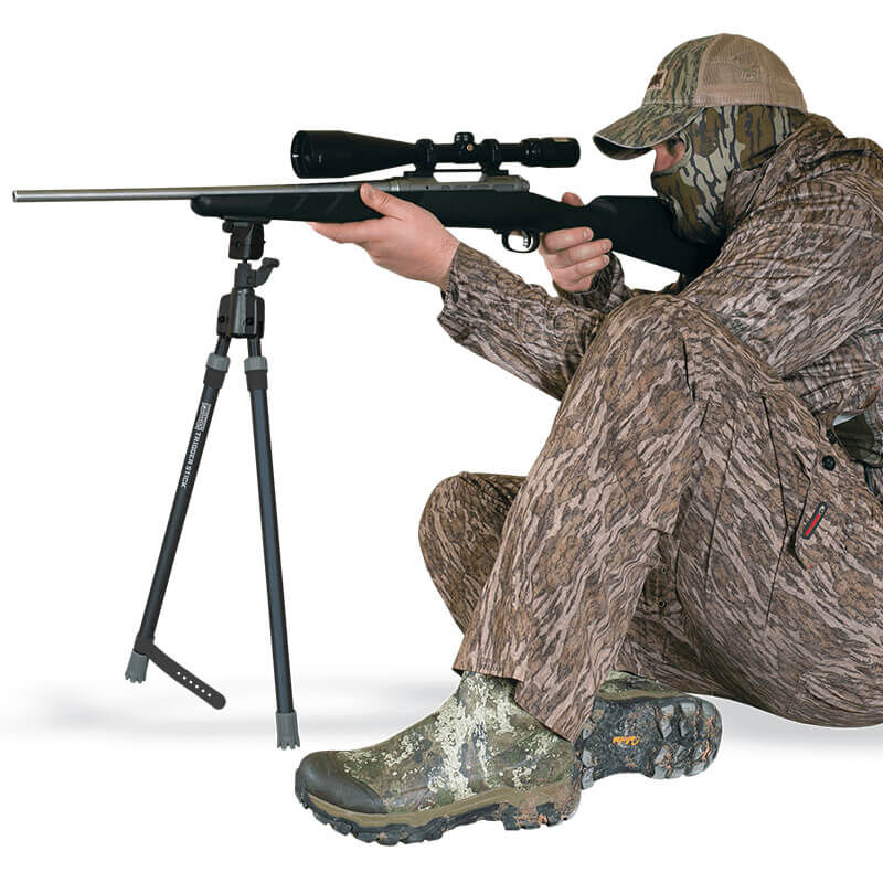 Primos 2 Point Gun Rest Trigger Stick Rifle Stalk Gun Shooting Bipod Bench Range 