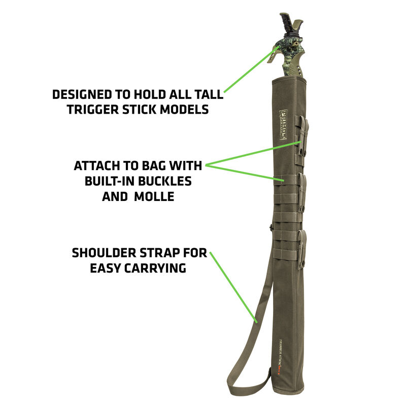 Trigger Stick GEN 3 Tall Tripod with Scabbard Shooting Stick