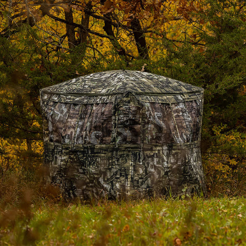 Double Bull Raised Hunting Ground Blind