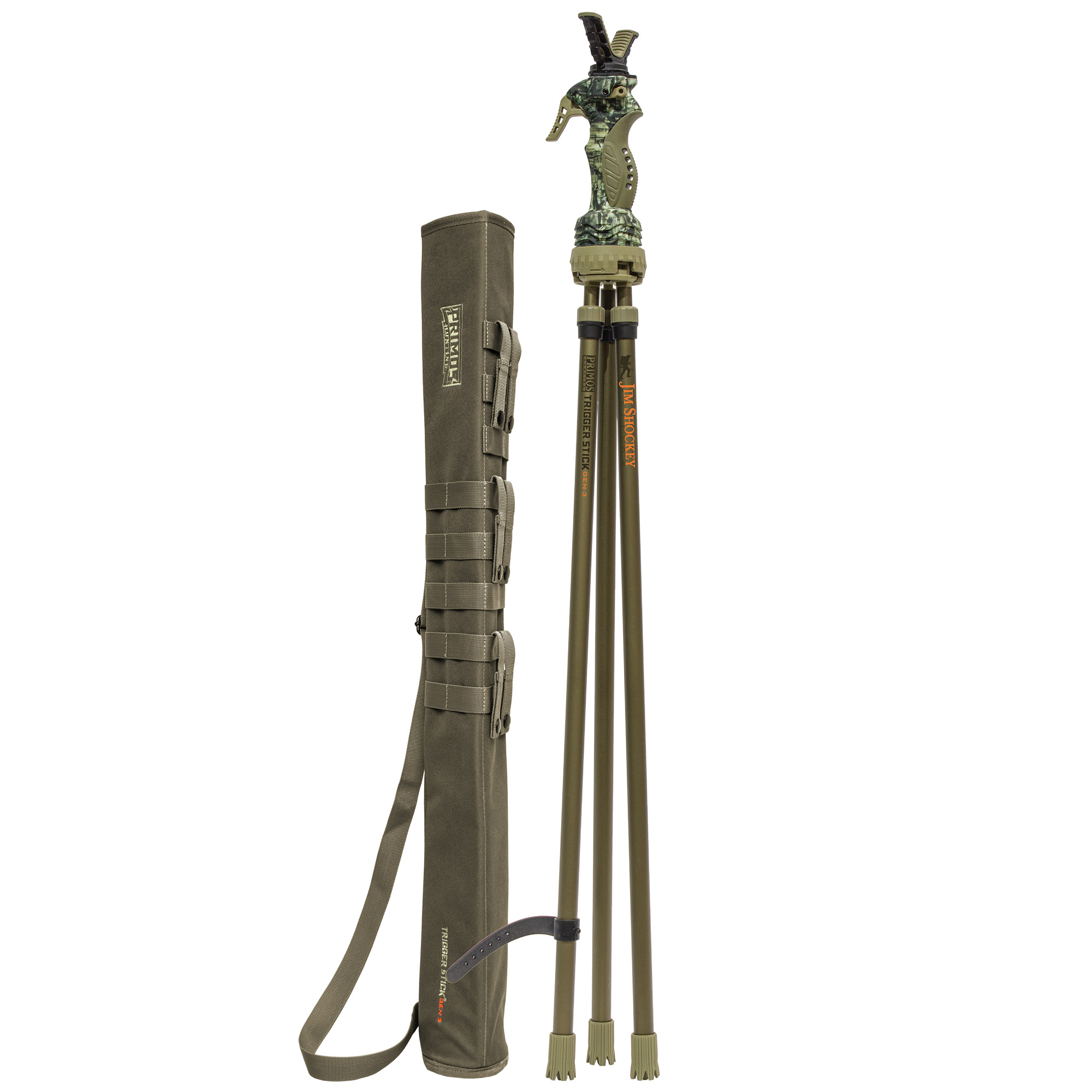 Trigger Stick GEN 3 Tall Tripod with Scabbard Shooting Stick